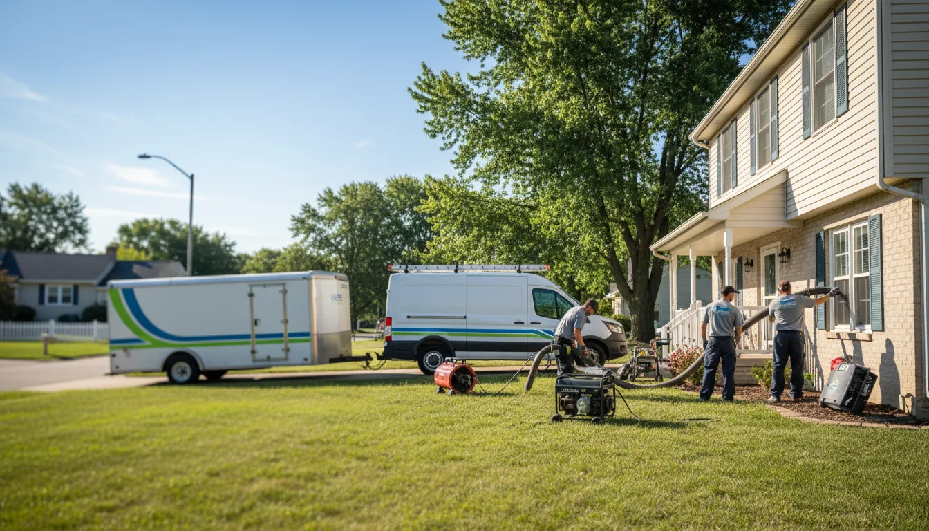 Flooded Basement Restoration And Cleanup With Repair in Palos Park, IL near me